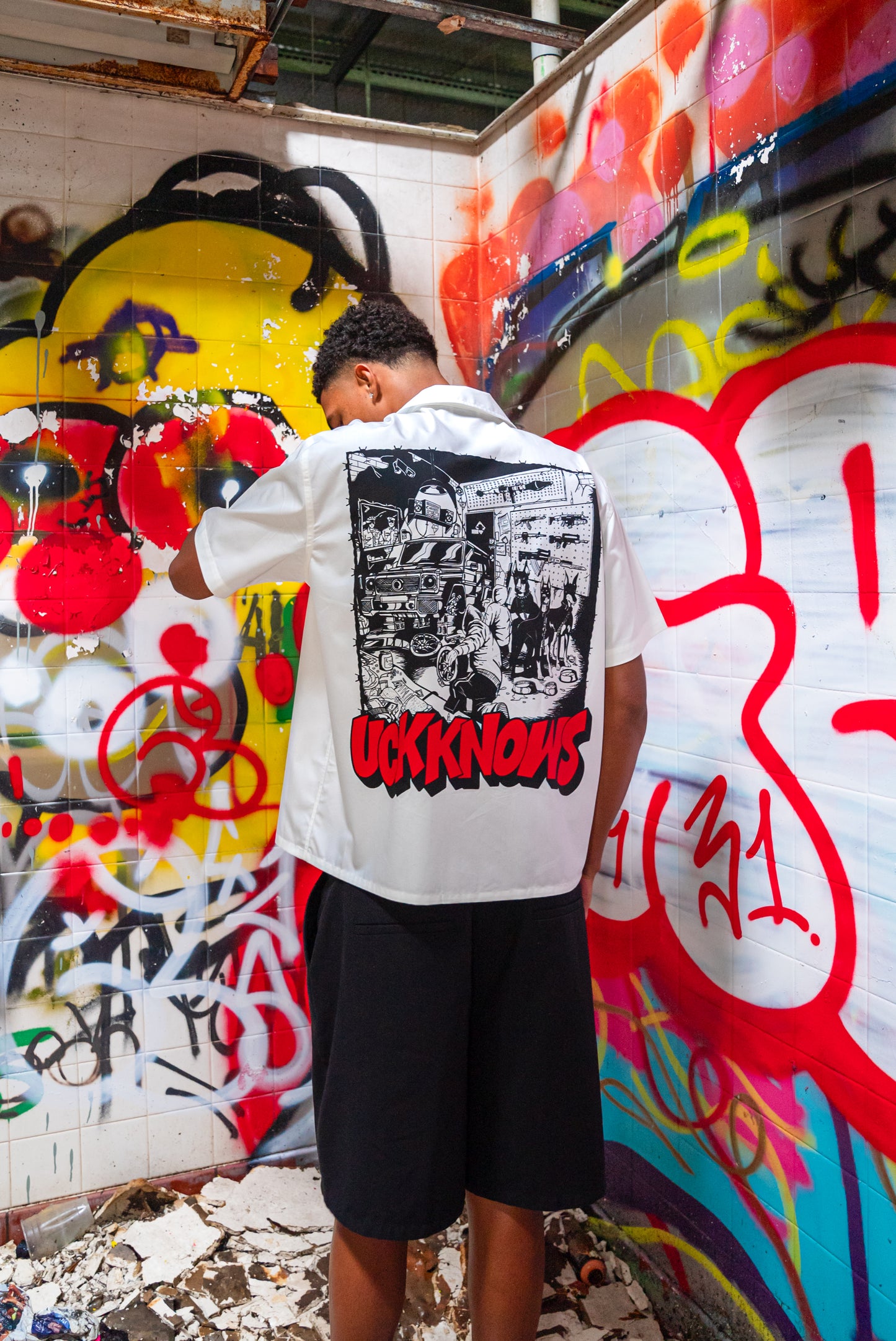 The Chop Shop bowling shirt